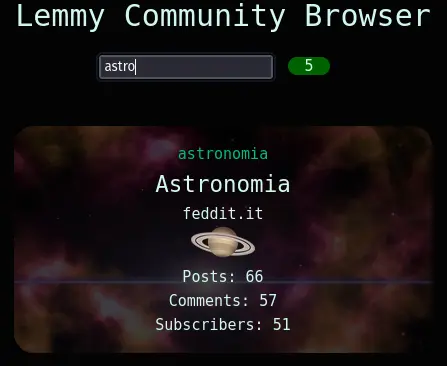 Lemmy Community-Browser