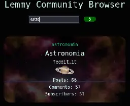 Lemmy Community-Browser