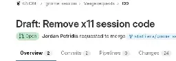 GNOME Merge Requests Opened That Would Drop X.Org Session Support