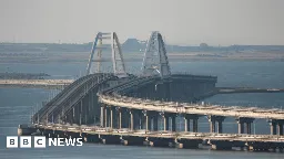 Ukraine war: Two dead after 'attack' on Crimea bridge