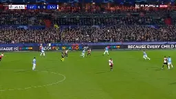 Feyenoord [1] - 0 Lazio - Santiago Tomas Gimenez 31'