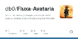 GitHub - db0/Fluxa-Avataria: Script that randonly changes your social media avatars/banners at set intervals using the AI Horde.