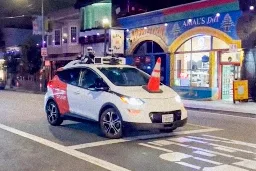 The Brilliance of Disabling Self-Driving Cars With a Traffic Cone