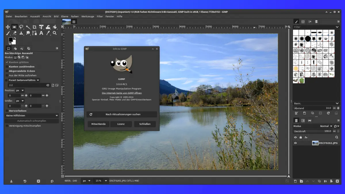 GIMP 3.0 RC1: Neue Version biegt auf Zielgerade ein