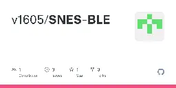 GitHub - v1605/SNES-BLE