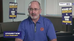 UAW President Fain announces strike vote plans at Stellantis | CNN Business