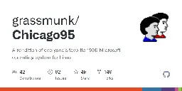 GitHub - grassmunk/Chicago95: A rendition of everyone's favorite 1995 Microsoft operating system for Linux.