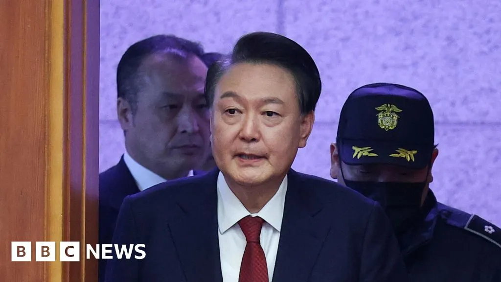 S Korean president charged with insurrection over martial law attempt