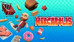 Mercapolis, a free isometric supermarket management game, released on Steam