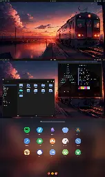 [KDE Plasma] Minimal Dark Customization