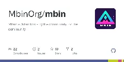 GitHub - MbinOrg/mbin: Mbin: a /kbin fork - By the community, for the community