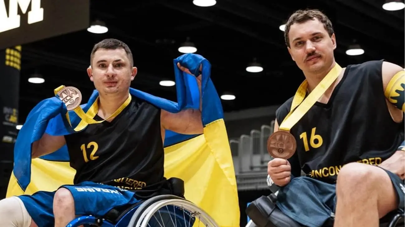 Ukrainians win bronze in basketball at Invictus Games 2025