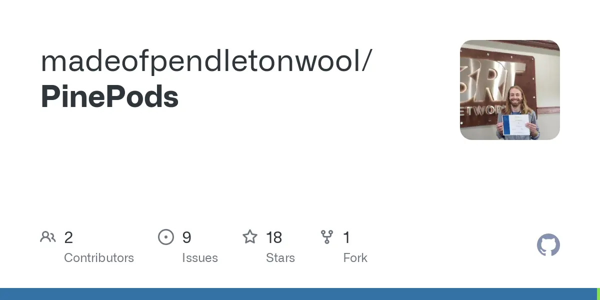 GitHub - madeofpendletonwool/PinePods