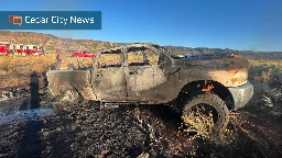 UPDATED: Man dies after jumping from burning truck on I-15 in Southern Utah