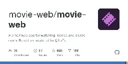 GitHub - movie-web/movie-web: A small web app for watching movies and shows easily. Based on movie-cli by @JipFr.
