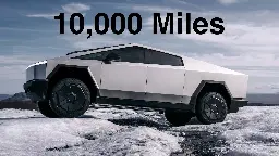 Tesla Cybertruck Owners Who Drove 10,000 Miles Say Range Is 164 To 206 Miles