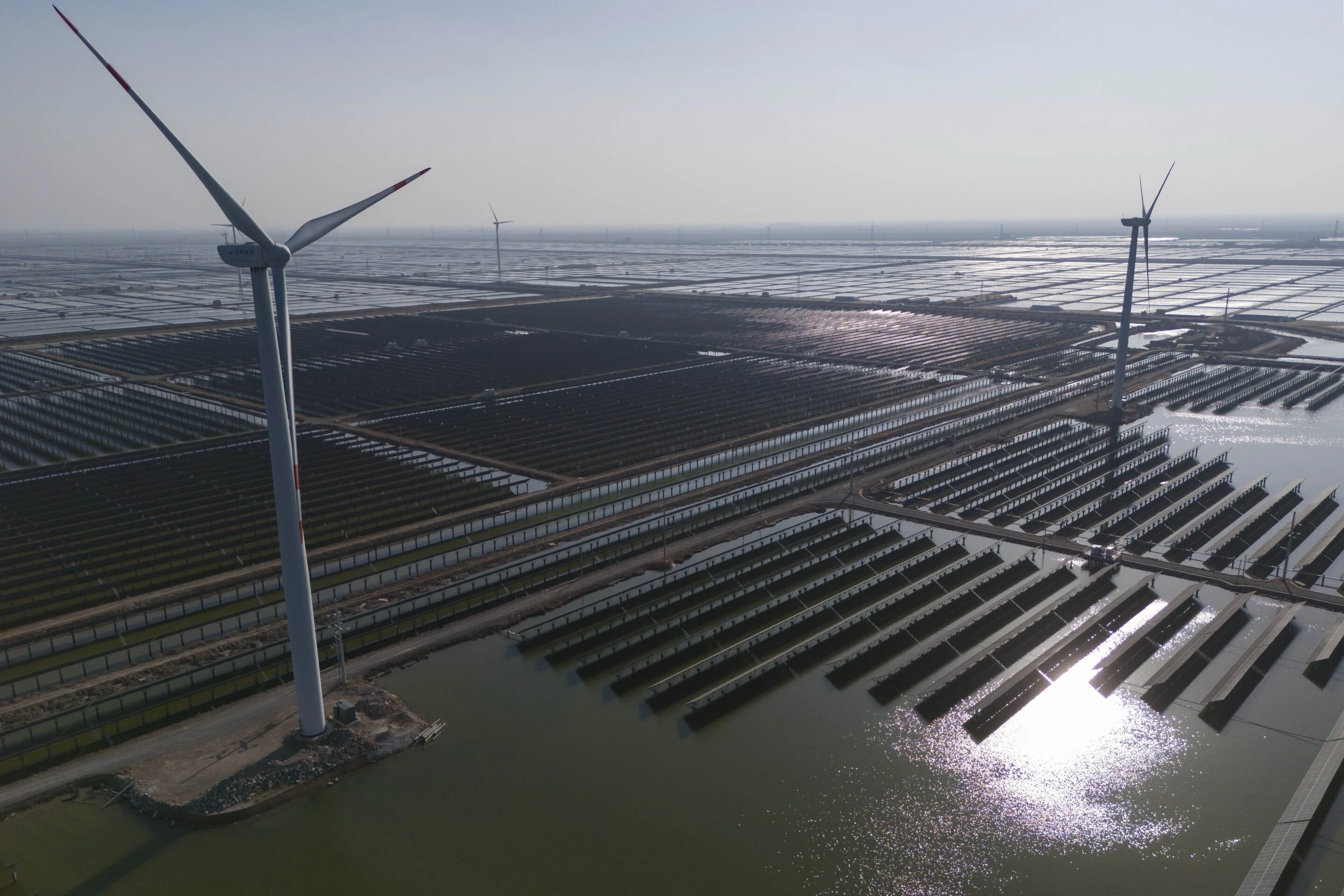 China built out record amount of wind and solar power in 2024