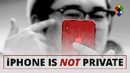 ACTUALLY! Android is more private than the iPhone! (Disclaimer: The YouTuber is anti-China, but his analysis on Apple is very good)