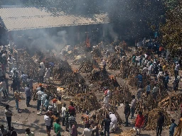 Photos: Mass funeral pyres reflect India’s COVID tragedy