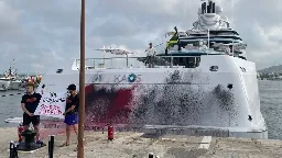 Spanish activists vandalize superyacht in Ibiza believed to belong to billionaire Walmart heiress | CNN