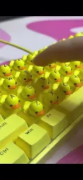 Rubber ducky mechanical keyboard 🦆