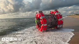 Florida man arrested after trying to cross Atlantic in hamster wheel vessel