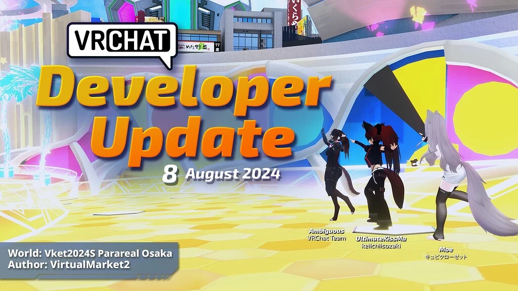 Developer Update - 8 Aug 2024