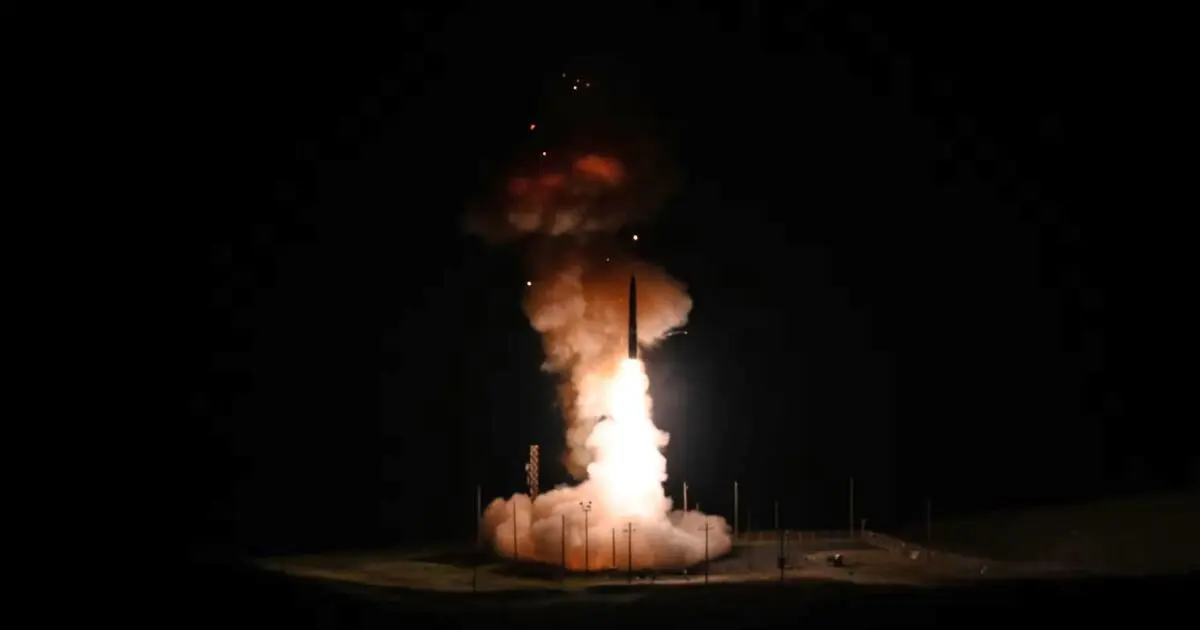 Air Force launches unarmed nuclear missile from Vandenberg overnight, lands near Marshall Islands