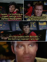 Shirley you can't be serious, Uhura