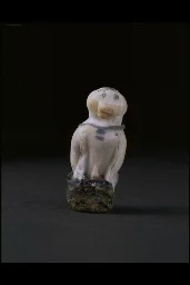 Glass Baboon statuette, Egypt, 300 BCE - 400 AD