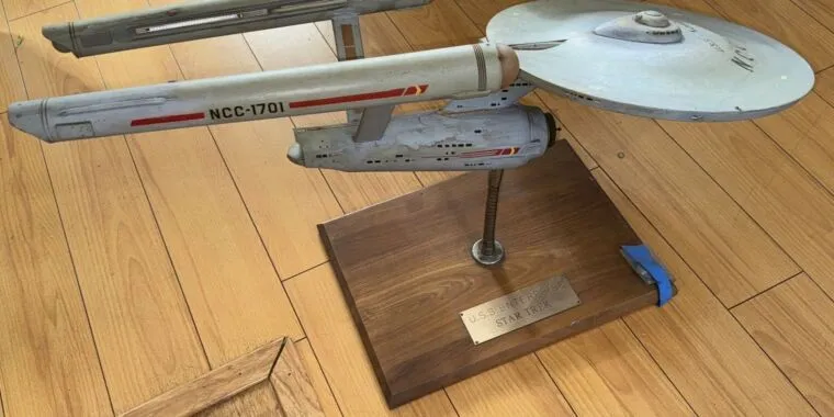 After decades lost, Star Trek’s original Enterprise model may have been found