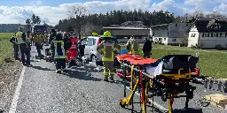 Verheerender Unfall in Franken - 93-jährige Frau schwebt in Lebensgefahr