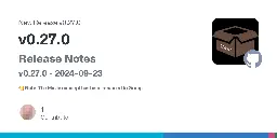 Release v0.27.0 · stashapp/stash