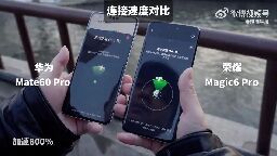Honor Magic6 Pro And Huawei Mate60 Pro Satellite Tech Compared In Video | SPARROWS NEWS