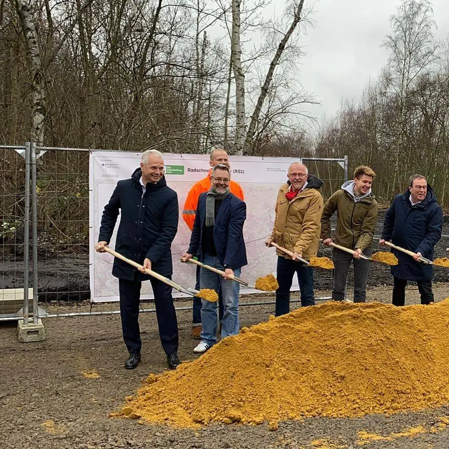 Bochum: Beginn der Arbeiten des nächsten Teilabschnitts des Radschnellweg 1