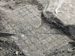 Roman stone game board from a military bathhouse in Britain, 2nd-4th century AD