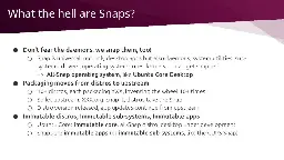 Canonical Makes More Snap Improvements Ahead Of Ubuntu 24.10