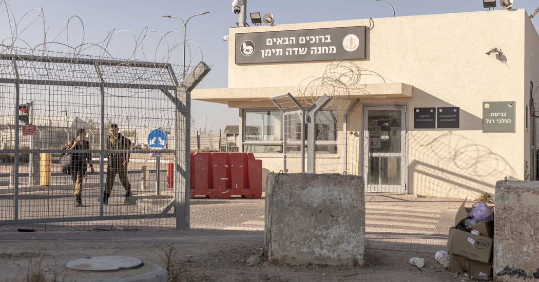 Inside the Base Where Israel Has Detained Thousands of Gazans