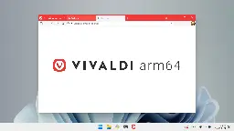 Vivaldi now available on next-generation Windows PCs | Vivaldi Browser