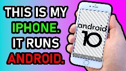 I Installed Android on my iPhone (For Real)