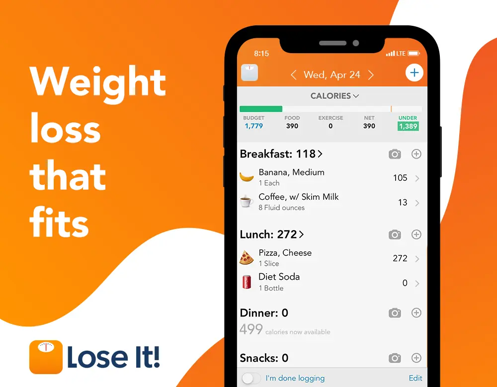 Lose It! - Calorie counting made easy