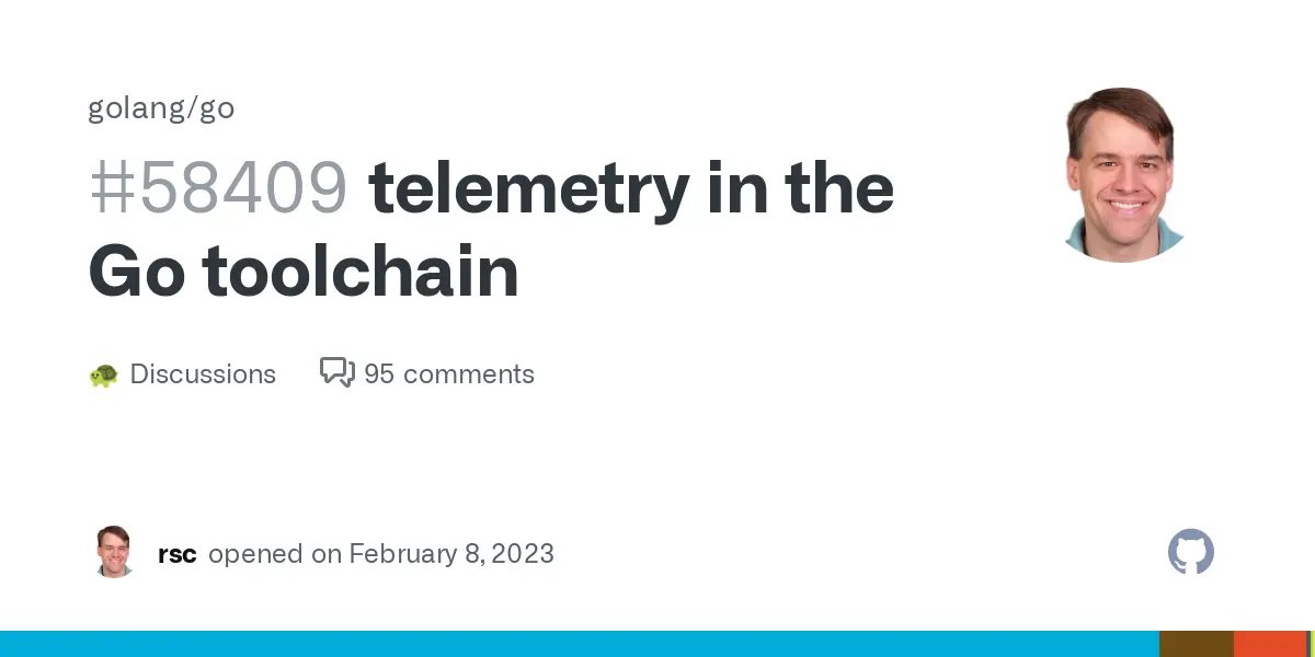 telemetry in the Go toolchain · golang/go · Discussion #58409