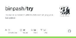 GitHub - binpash/try: Inspect a command's effects before modifying your live system