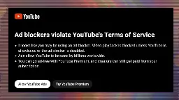 YouTube's ‘War’ on Adblockers Shows How Google Controls the Internet