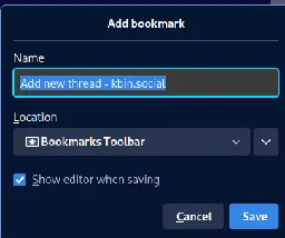 How do I enable the tag box in the bookmark panel? - firefox - kbin.social