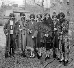 Drexel Institute Girls’ Rifle Team. Philadelphia, USA, 1925