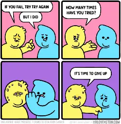 Try, try again [Mr. Lovenstein]