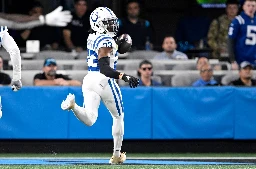 Kenny Moore with two pick-sixes as Colts top Panthers