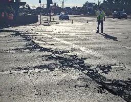 Roads buckle as Salt Lake City reaches record heat