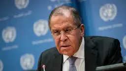 Lavrov claims US is waging war against Russia